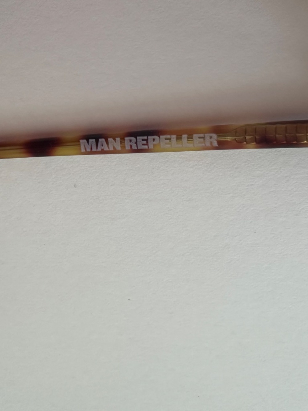 MAN REPELLER Uni-Brow Sunglasses Brown Tortoise Shell - Picture 5 of 6